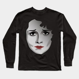 Vintage Face Long Sleeve T-Shirt